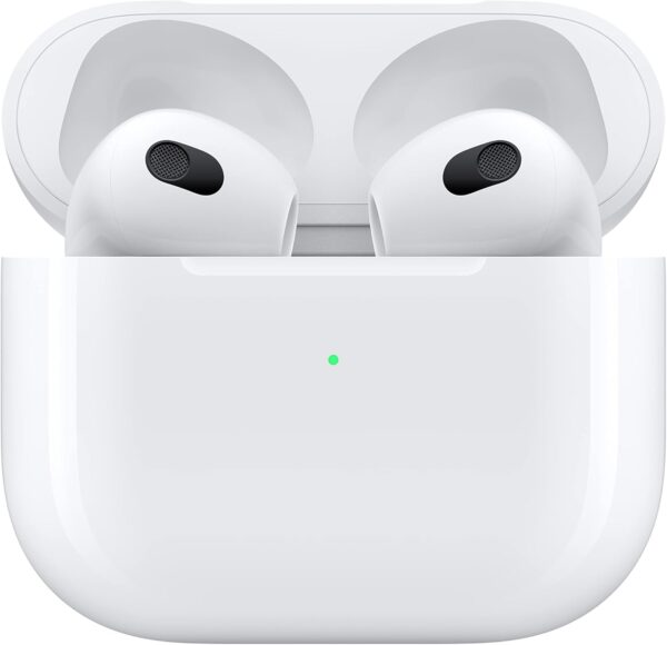 Apple AirPods (3rd Generation) Wireless Earbuds with MagSafe Charging Case. Spatial Audio, Sweat and Water Resistant, Up to 30 Hours of Battery Life. Bluetooth Headphones for iPhone - Image 5