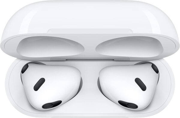 Apple AirPods (3rd Generation) Wireless Earbuds with MagSafe Charging Case. Spatial Audio, Sweat and Water Resistant, Up to 30 Hours of Battery Life. Bluetooth Headphones for iPhone - Image 6