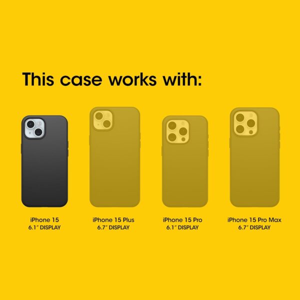 OtterBox iPhone 15, iPhone 14, and iPhone 13 Symmetry Series Clear Case (Clear), Snaps to MagSafe, Ultra-Sleek, Raised Edges Protect Camera & Screen - Image 3