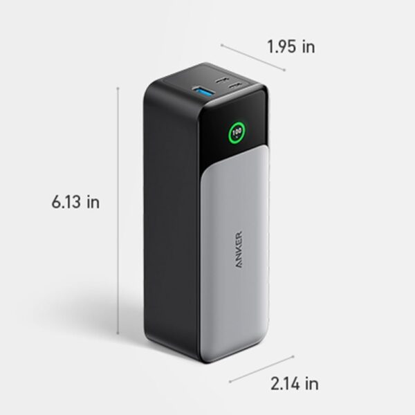 Anker 737 Power Bank, 24,000mAh 3-Port Laptop Portable Charger with 140W Output, Smart Digital Display, Compatible with iPhone 16/15/14/13 Series, Vision Pro, Samsung, MacBook, Dell, AirPods, and More - Image 4