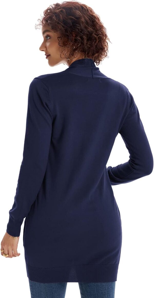 GRACE KARIN Women Lightweight Cardigan Sweaters with Pocket Long Sleeve Shrugs - Image 5