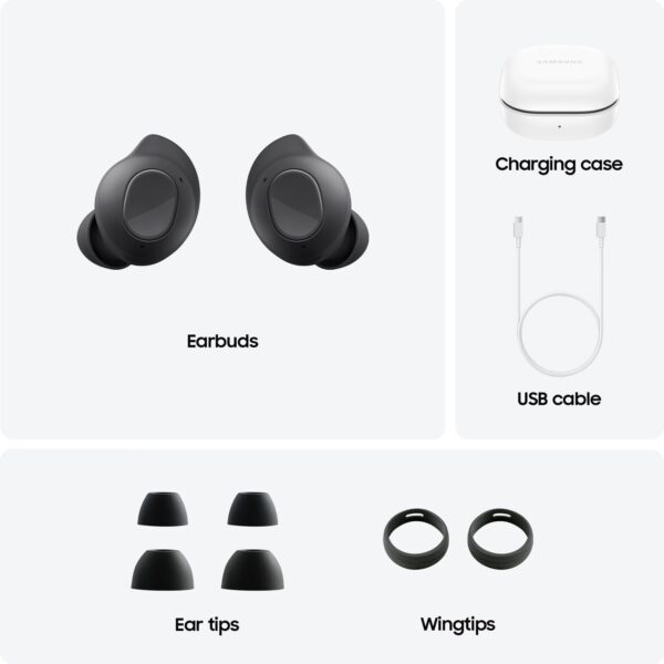 Samsung Galaxy Buds FE True Wireless Bluetooth Earbuds, Comfort and Secure in Ear Fit, Auto Switch Audio, Touch Control, Built-in Voice Assistant, Graphite [US Version, 1Yr Manufacturer Warranty] - Image 11