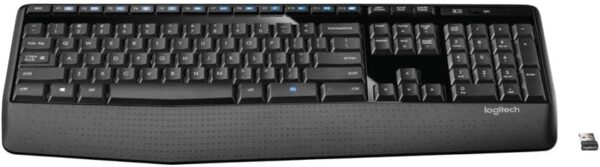 Logitech K345 Wireless Keyboard - Full-Sized Keyboard with Palm Rest, 2.4 GHz Wireless USB Receiver - for PC, Laptop - Image 4