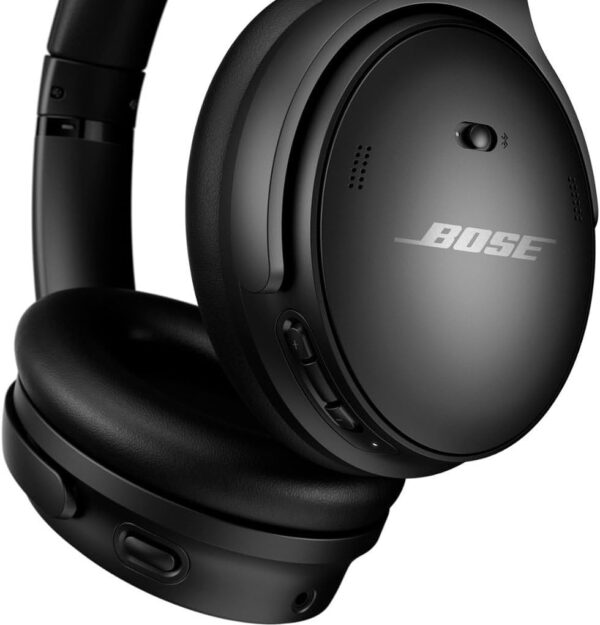 Bose QuietComfort 45 Bluetooth Wireless Noise Cancelling Headphones - Triple Black (Renewed) - Image 4