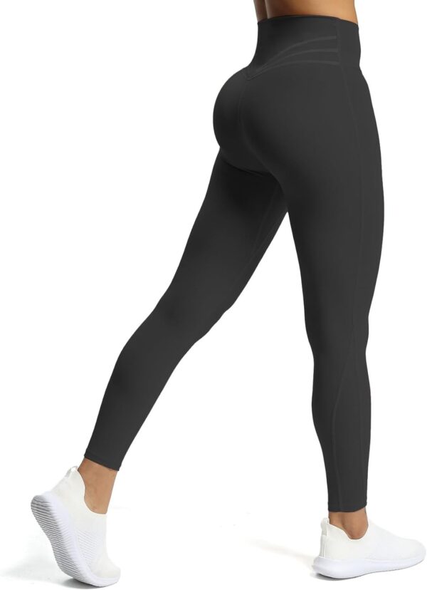 Aoxjox High Waisted Workout Leggings for Women Trinity Yoga Pants 26.5" - Image 2