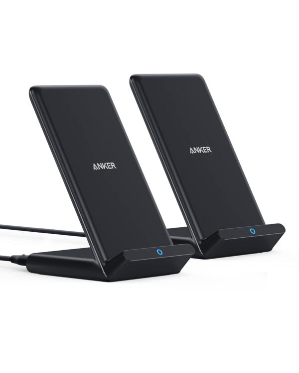 Anker 2-Pack 313 Wireless Charging Stand, Qi-Certified for iPhone 16/15/14/13 Series, 10W Fast Charging for Galaxy S23/S22/S21 (No AC Adapter) - Image 2