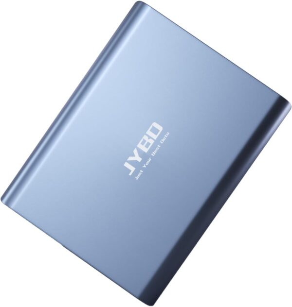 500GB External Hard Drive,2.5'' Ultra Slim Portable HDD USB 3.0 Compatible for PC,Laptop,PS4,Chromebook,Blue - Image 2