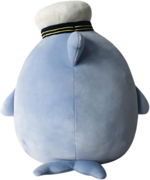 Squishmallows 8-Inch Samir Blue Whale with Sailor Hat - Little Ultrasoft Official Kelly Toy Plush - Image 4