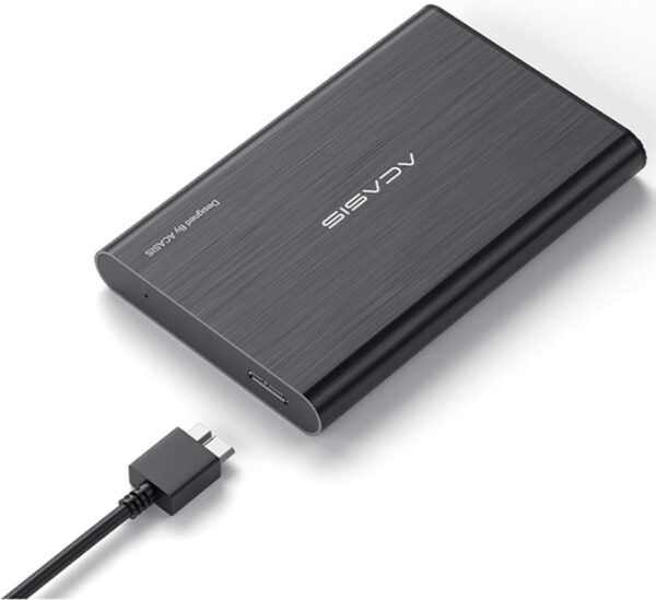 ACASIS 500GB USB3.0 2.5" Portable External Hard Drive for Desktop Laptop HDD Hard Disk (500GB, Black) - Image 3