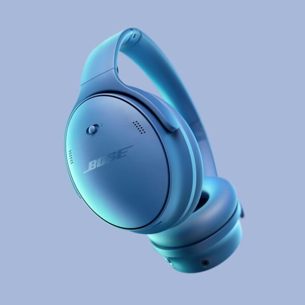 Bose QuietComfort Bluetooth Headphones, Wireless Headphones with Active Over Ear Noise Cancelling and Mic, Deep Bass, Up to 24 Hours of Playtime, Blue Dusk - Limited Edition Color - Image 3