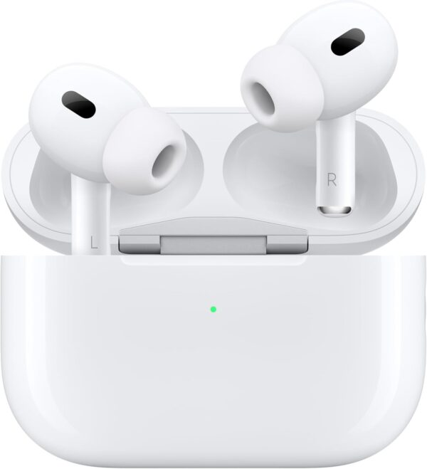 Apple AirPods Pro 2 Wireless Earbuds, Active Noise Cancellation, Hearing Aid Feature, Bluetooth Headphones, Transparency, Personalized Spatial Audio, High-Fidelity Sound, H2 Chip, USB-C Charging - Image 3