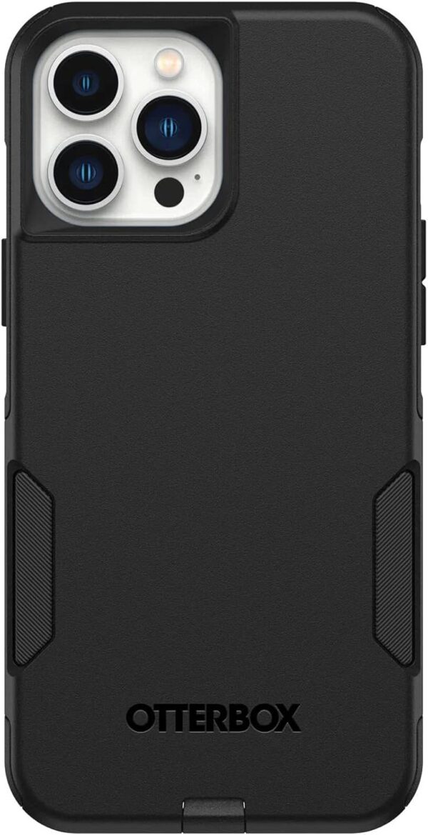 OtterBox iPhone 13 Pro Max & iPhone 12 Pro Max Commuter Series Case - Black, Slim & Tough, Pocket-Friendly, with Port Protection - Image 4