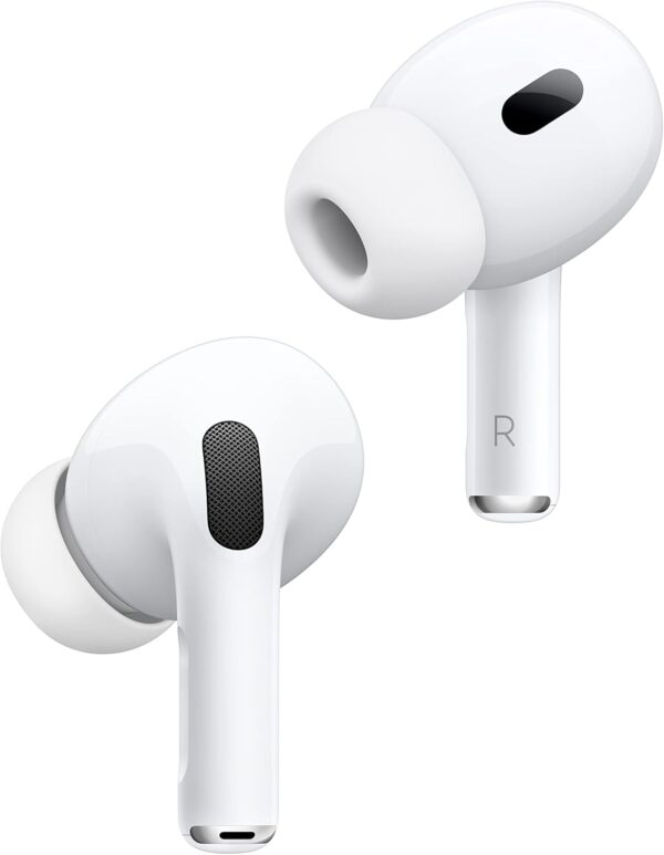 Apple AirPods Pro 2 Wireless Earbuds, Active Noise Cancellation, Hearing Aid Feature, Bluetooth Headphones, Transparency, Personalized Spatial Audio, High-Fidelity Sound, H2 Chip, USB-C Charging - Image 2