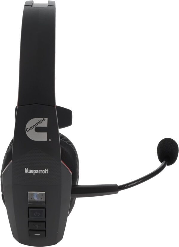 Cummins Edition BlueParrott B450-XT Noise Cancelling Bluetooth Headset – Unique Design with Industry Leading Sound & Improved Comfort, Up to 24 Hours of Talk Time, IP54-Rated, Black Red - Image 4