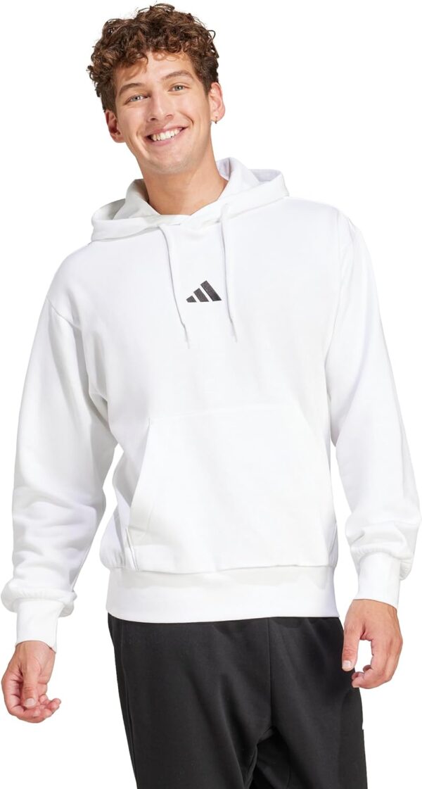 adidas Men's Essentials Feel Cozy Fleece Hoodie - Image 3