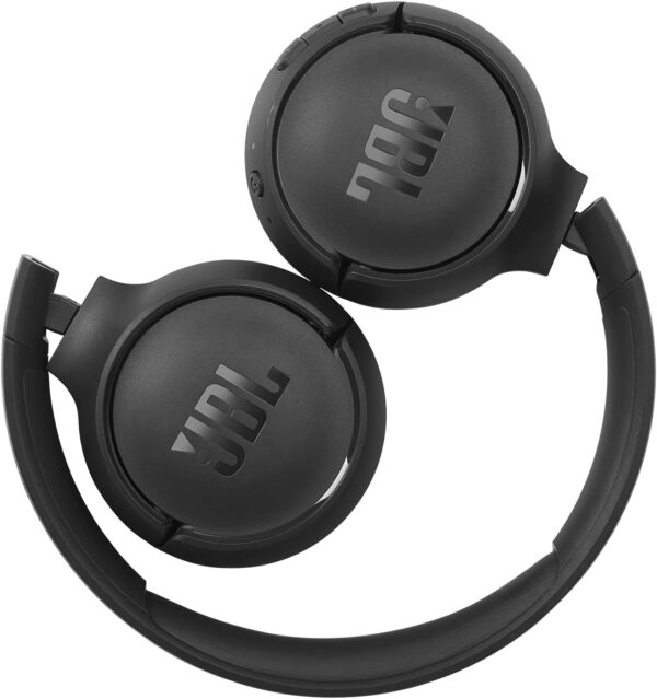 JBL Tune 510BT - Bluetooth headphones with up to 40 hours battery, microphone for call, foldable and comfortable, Android and iOs compatible (Black) - Image 9