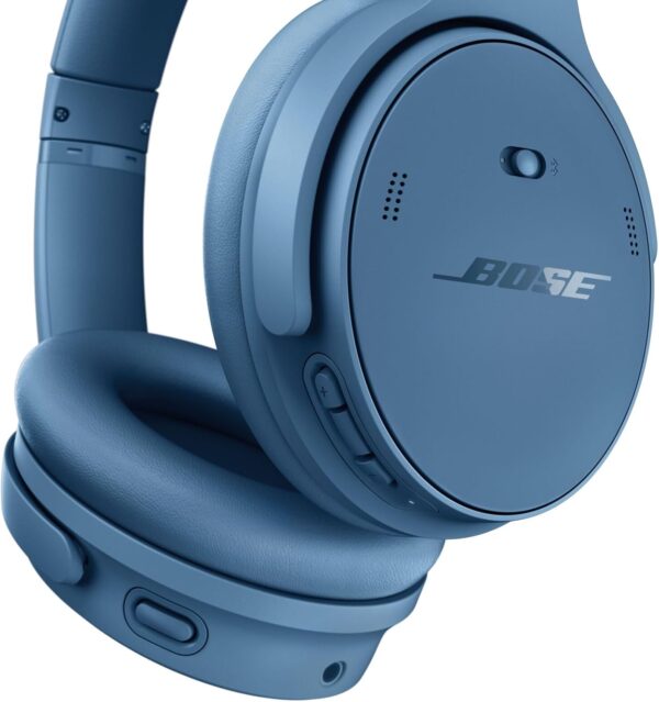 Bose QuietComfort Bluetooth Headphones, Wireless Headphones with Active Over Ear Noise Cancelling and Mic, Deep Bass, Up to 24 Hours of Playtime, Blue Dusk - Limited Edition Color - Image 6