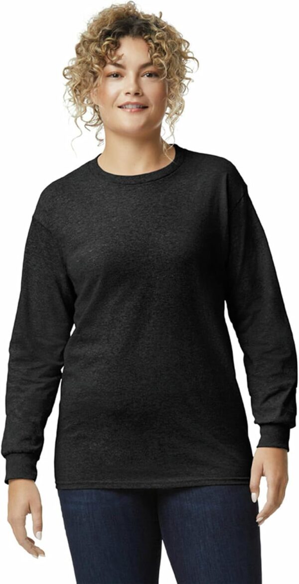 Gildan Unisex Adult Ultra Cotton Long Sleeve T-Shirt, Style G2400, Multipack - Image 3