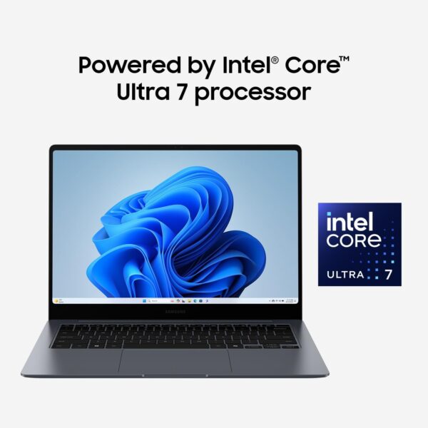 SAMSUNG 16' Galaxy Book4 Pro Laptop PC Computer, Intel Core 7 Ultra Processor 1TB, 3K AMOLED (2880 x 1800) Touchscreen, Advanced Security, 2024 Model, NP960XGK-KG1US, Moonstone Gray - Image 3