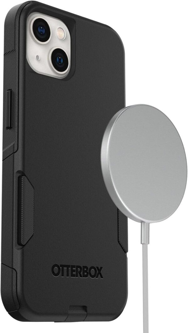 OtterBox iPhone 13 (ONLY) Commuter Series Case - Black, Slim & Tough, Pocket-Friendly, with Port Protection - Image 4