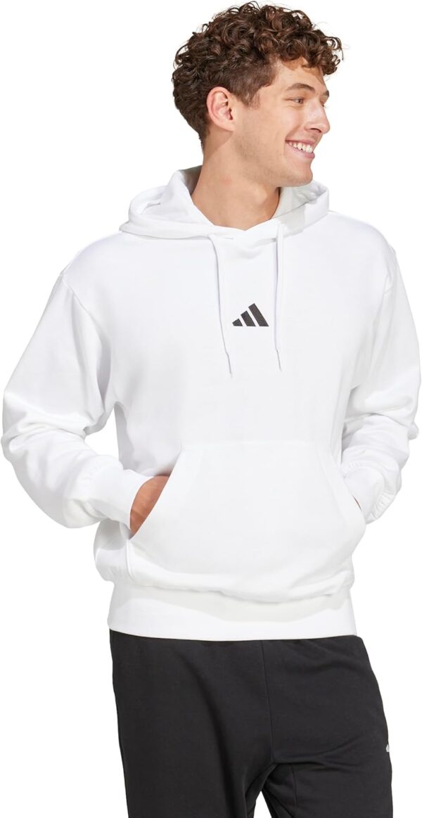 adidas Men's Essentials Feel Cozy Fleece Hoodie - Image 7