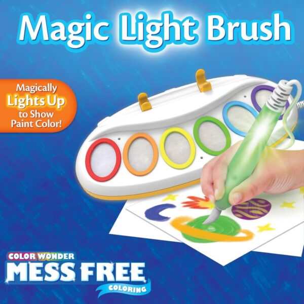 Crayola Color Wonder Magic Light Brush, Mess Free Painting Station for Kids, Gift for Kids, Toddler Toys & Activities, Ages 3, 4, 5 - Image 7