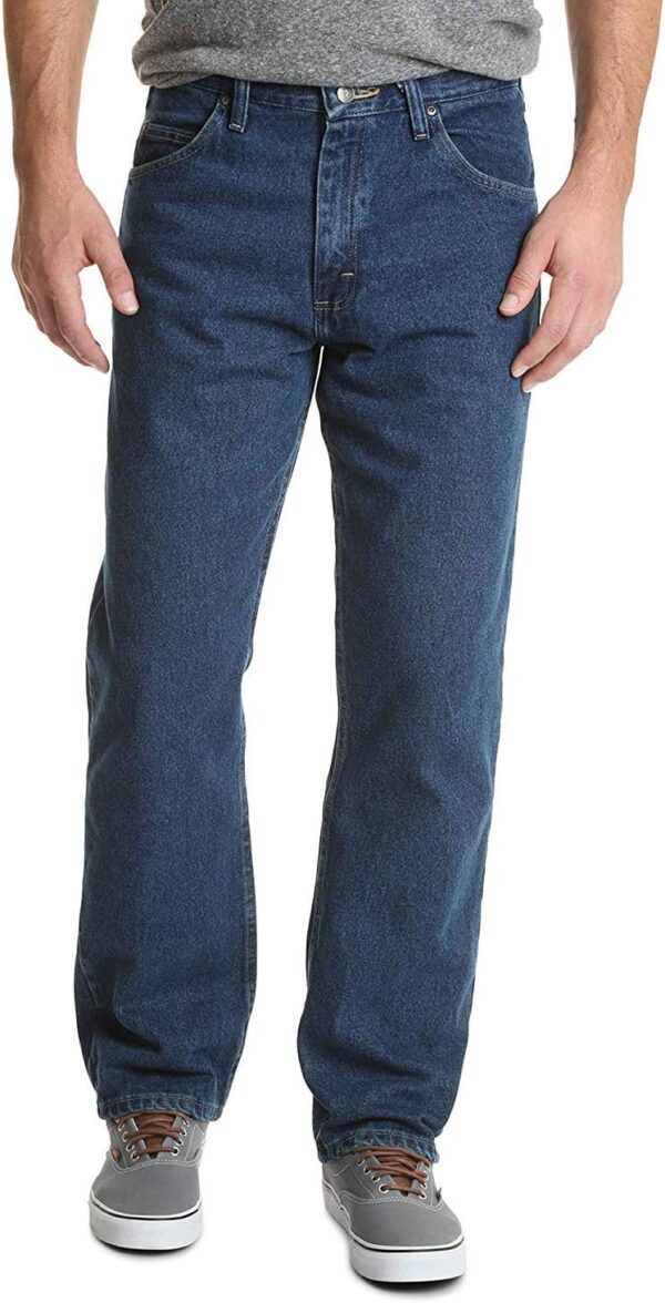 Wrangler Authentics Men's Classic 5-Pocket Relaxed Fit Cotton Jean - Image 2