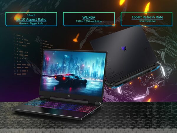 Acer Predator Helios Neo 16 Gaming Laptop | Intel Core i7-13650HX | NVIDIA GeForce RTX 4060 | 16" WUXGA 1920 x 1200 165Hz G-SYNC Display | 16GB DDR5 | 512GB Gen 4 SSD | Killer Wi-Fi 6E | PHN16-71-76H5 - Image 4