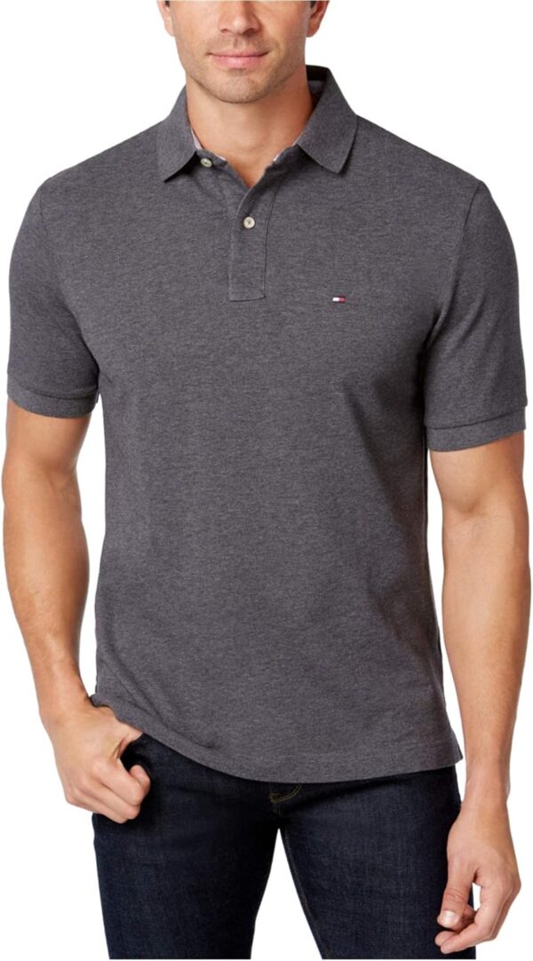 Tommy Hilfiger Men's Big & Tall Short Sleeve Cotton Pique Polo Shirt in Classic Fit - Image 2