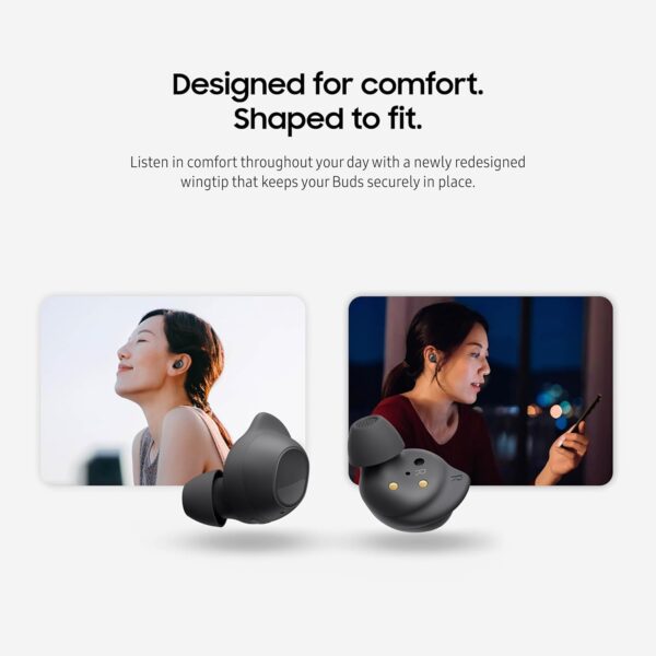 Samsung Galaxy Buds FE True Wireless Bluetooth Earbuds, Comfort and Secure in Ear Fit, Auto Switch Audio, Touch Control, Built-in Voice Assistant, Graphite [US Version, 1Yr Manufacturer Warranty] - Image 6