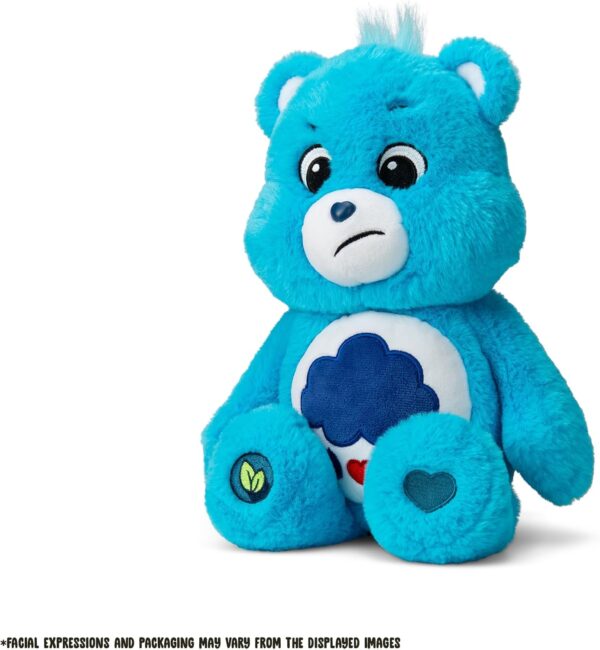 Care Bears 14” Grumpy Bear - Blue Plushie for Ages 4+ – Perfect Stuffed Animal Holiday, Birthday Gift, Super Soft and Cuddly – Good For Girls and Boys, Employees, Collectors - Image 3