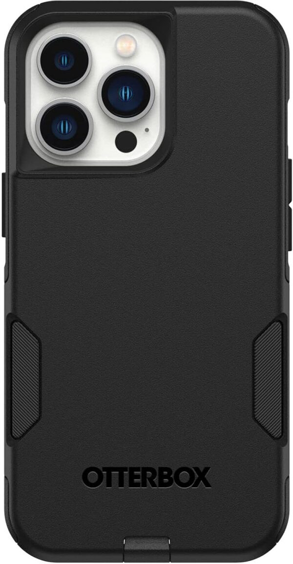 OtterBox iPhone 13 Pro (ONLY) Commuter Series Case - Black, Slim & Tough, Pocket-Friendly, with Port Protection - Image 4