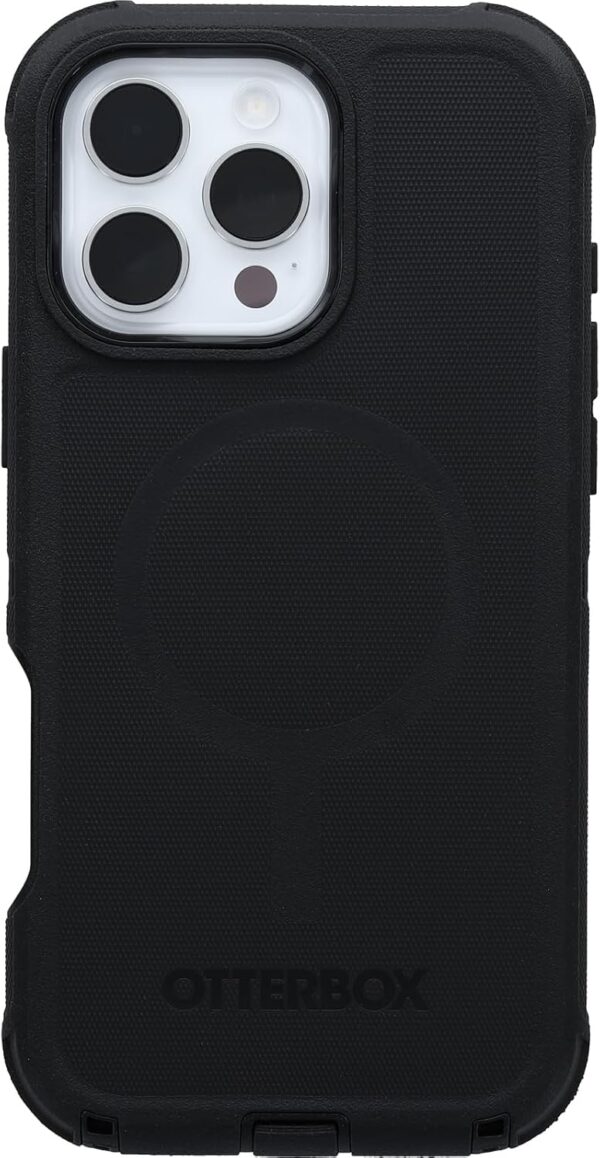 OtterBox iPhone 16 Pro Max Defender Series Case - Black (Single Unit Ships in polybag) - Image 3