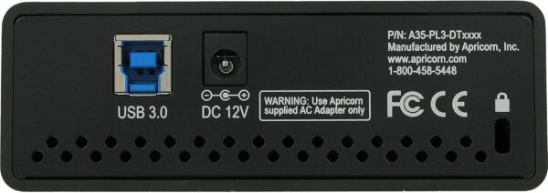 Apricorn Aegis Padlock DT FIPS ADT-3PL256F-12TB 12 TB External Hard Drive, Desk - Image 3