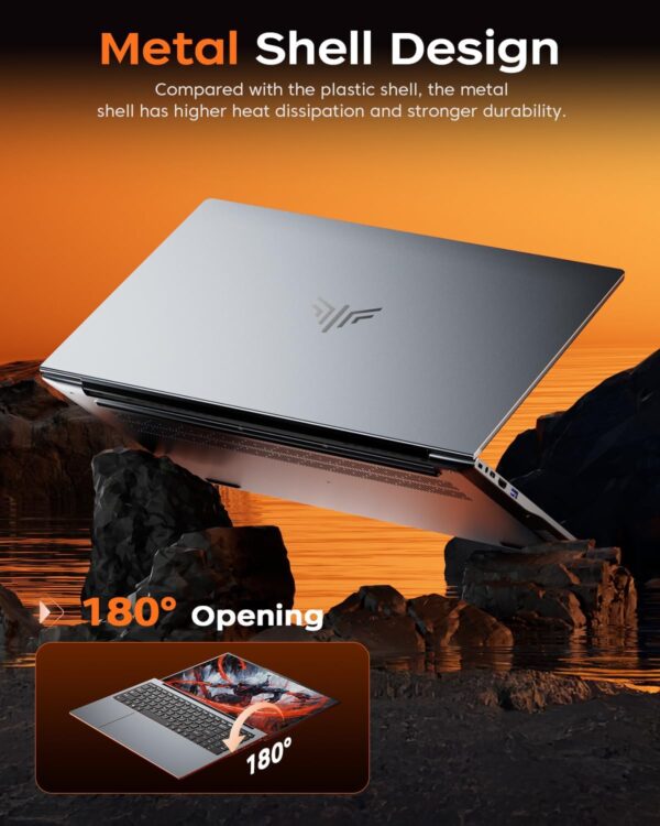 Gaming Laptop, Laptop Computer with AMD Ryzen 7 5700U (8C/16T, Up to 4.3GHz), 16GB RAM 512GB NVMe SSD Windows 11 laptop, Radeon RX Vega 8 Graphics, 16.0-inch Display, WiFi 6, 53Wh Battery, Backlit KB - Image 8