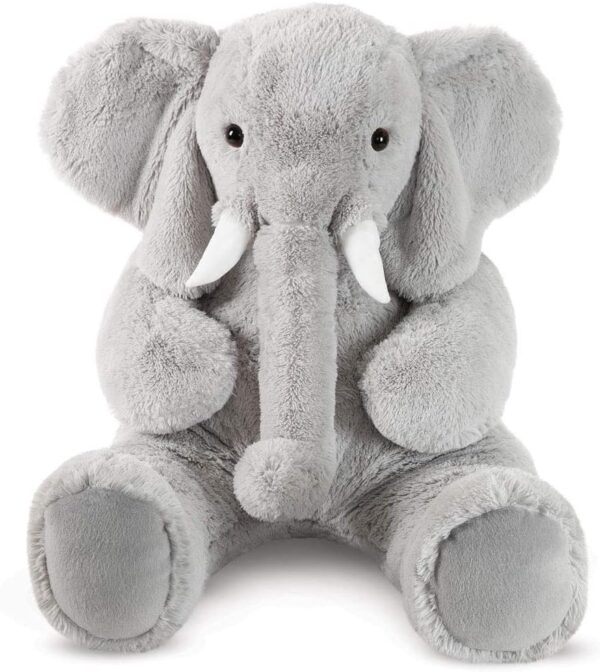 Vermont Teddy Bear Giant Elephant Stuffed Animal – 4 Foot Big Stuffed Elephant Plush from Giant Cuddle Collection Collectible Plushie for All Ages – Finished in The USA - Image 3