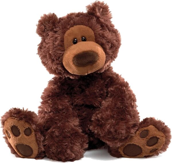 GUND Philbin Classic Teddy Bear, Premium Stuffed Animal for Ages 1 and Up, Chocolate Brown, 12” - Image 2