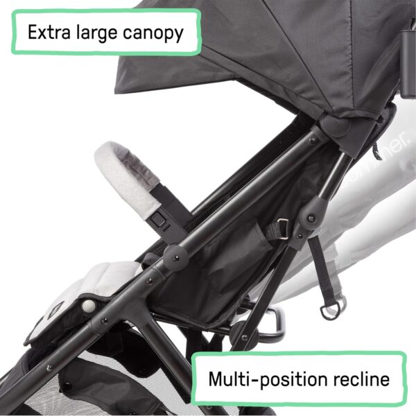 Ingenuity 3Dquickclose CS+ Compact Fold Stroller – Lightweight Stroller with Oversized Canopy, Extra-Large Storage and Compact Fold - Image 7