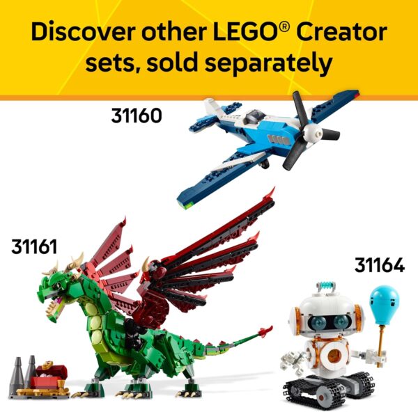 LEGO Creator 3 in 1 Wild Animals Surprising Spider Toy - Building Toy with 3 Build Options, Spider, Scorpion, or Snake - Animal Figures for Kids, Boys & Girls, Ages 7+ - Gift Idea for Birthday - 31159 - Image 8