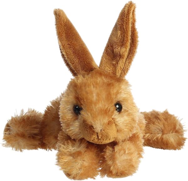 Aurora® Adorable Mini Flopsie™ Bitty Bunny™ Stuffed Animal - Playful Ease - Timeless Companions - Brown 8 Inches - Image 4