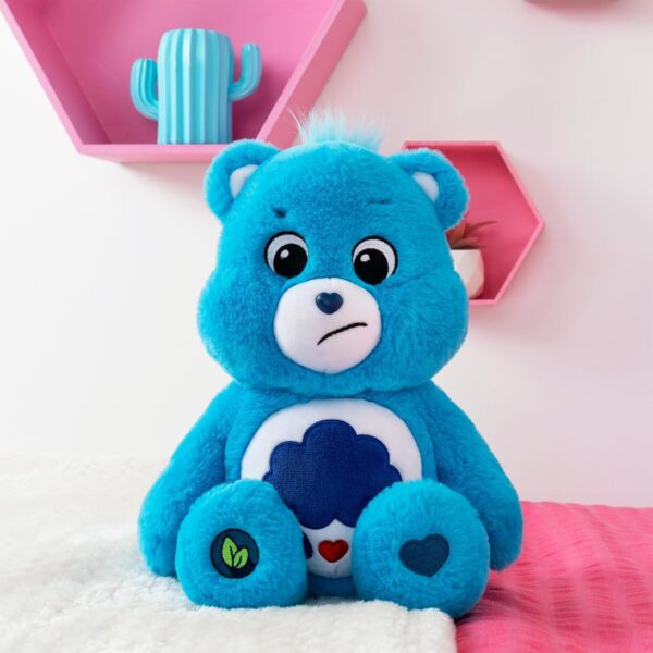 Care Bears 14” Grumpy Bear - Blue Plushie for Ages 4+ – Perfect Stuffed Animal Holiday, Birthday Gift, Super Soft and Cuddly – Good For Girls and Boys, Employees, Collectors - Image 7