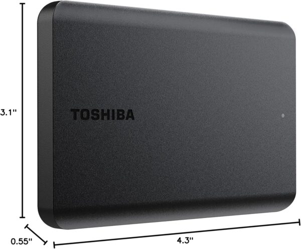 Toshiba Canvio Basics 2TB Portable External Hard Drive USB 3.0, Black - HDTB520XK3AA - Image 10