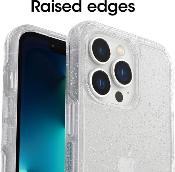 OtterBox iPhone 13 Pro (ONLY) Symmetry Series Case - Stardust, Ultra-Sleek, Wireless Charging Compatible, Raised Edges Protect Camera & Screen - Image 4