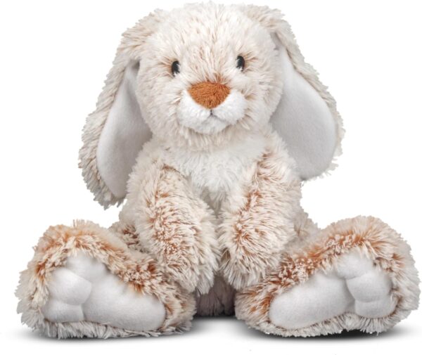 Melissa & Doug Burrow Bunny Rabbit Stuffed Animal (9 inches) - Image 2