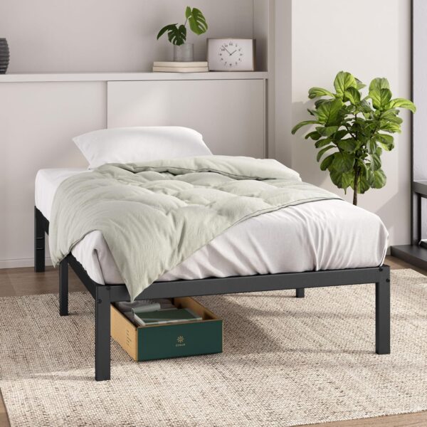 ZINUS 14 Inch Elias Metal Platform Bed Frame, Steel Support, No Box Spring Needed, Easy Assembly, Twin - Image 2