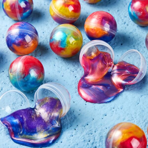 JOYIN Slime Party Favors, 24 Pack Galaxy Slime Ball - Stretchy, Non-Sticky, Mess-Free, Stress Relief, and Safe - Toys for Girls and Boys - Classroom Reward, Party Supplies - Image 9