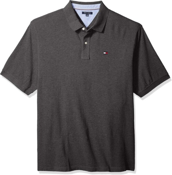 Tommy Hilfiger Men's Big & Tall Short Sleeve Cotton Pique Polo Shirt in Classic Fit - Image 3